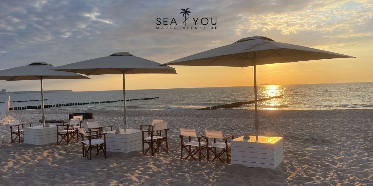 Bar plażowy SEA YOU Markgrafenheide, © SEA YOU Strandbar Markgrafenheide Bar plażowy SEA YOU Markgrafenheide, © SEA YOU Strandbar Markgrafenheide