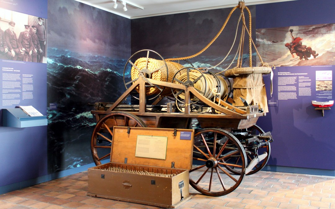 Linnen ambulance, © Heimatmuseum Warnemünde, Horst D. Schulz