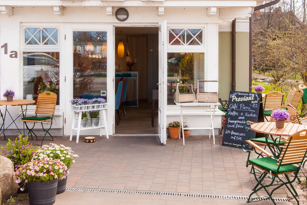 Terras en ingang -&gt; Kom binnen!, © Meerfischland GmbH