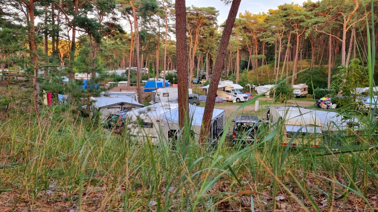 Widok na kemping. // &copy; KV Trassenheide