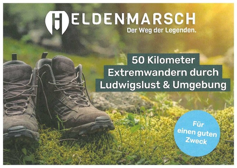 Ogłoszenie o marszu w kasku, &copy; Heldenmarsch UG