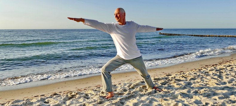 1,5 uur mindfulness, ademhaling en rustige yoga asana's. // &copy; Ralf Kr&auml;mer