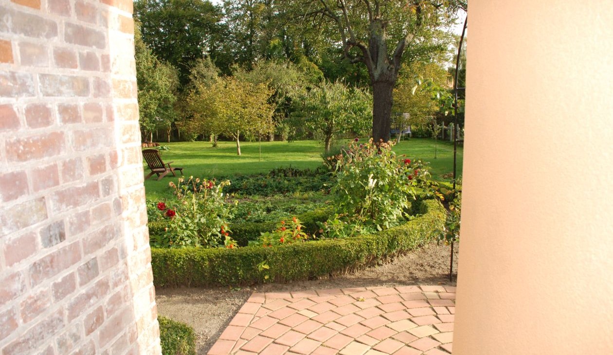 Ogród w gospodarstwie turystycznym Clewes Grün, © Tourismushof "Clewes Grün"