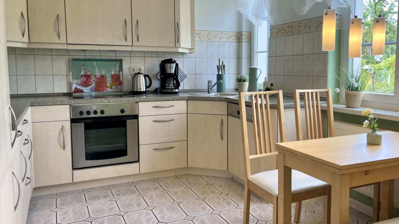 Very extensive kitchen equipment // © Ostsee-Ferienhaus Richter Very extensive kitchen equipment // © Ostsee-Ferienhaus Richter