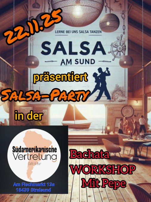 Salsa party z warsztatami Bachaty, © Salsa-am-Sund