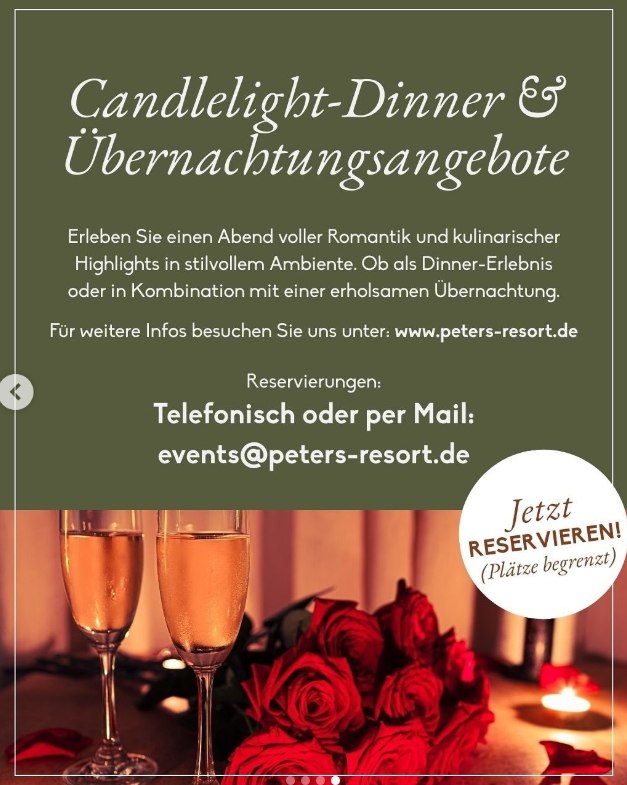 Walentynki w Peter's Resort, © Peter's Resort Walentynki w Peter's Resort, © Peter's Resort