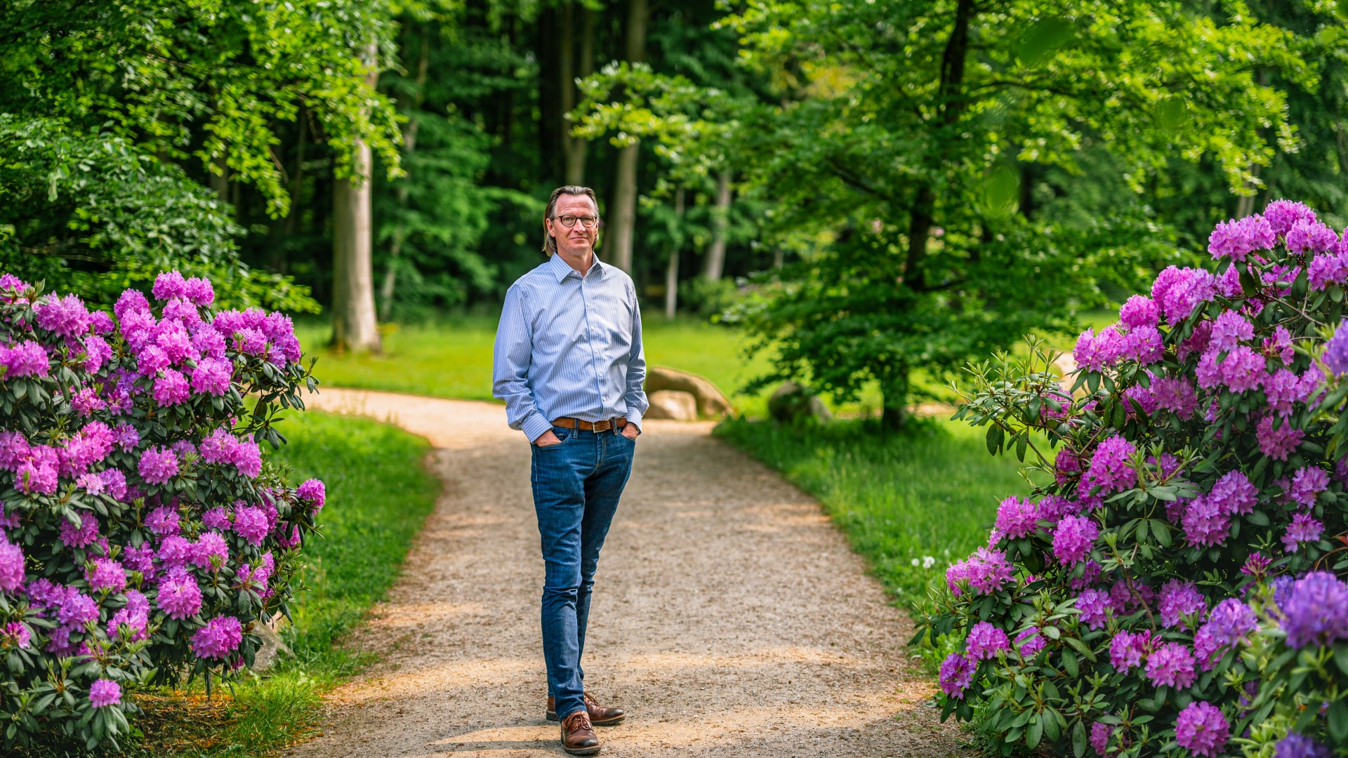 "Najpierw musieliśmy przeprowadzić badania: Jak park wyglądał w przeszłości?" - wyjaśnia Dietmar Braune, kierownik Działu Ogrodów w Państwowych Pałacach, Ogrodach i Zbiorach Sztuki Meklemburgii-Pomorza Przedniego., © TMV/Tiemann