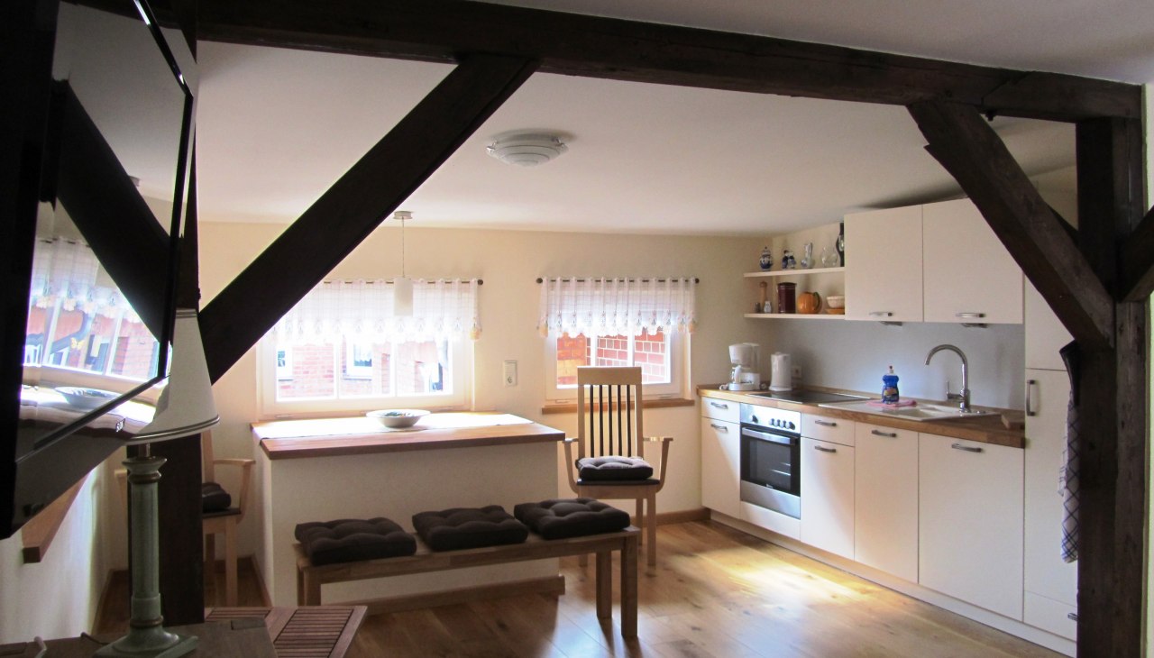 Widok wnętrza mieszkania wakacyjnego w mieście, © Jana Koch