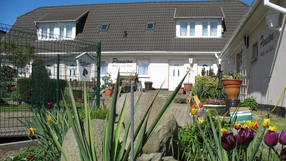 Pension Mutti's Gute Stube with view into the garden // &copy; Mutti's Gute Stube