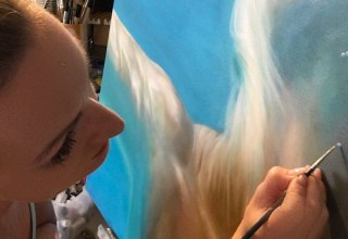 Bei der Arbeit // © Diana Stutzke Bei der Arbeit // © Diana Stutzke