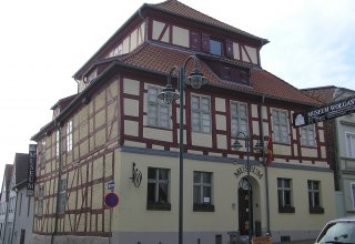 Widok na muzeum miejskie "Kaffeemühle" w Wolgaście, © Baltzer