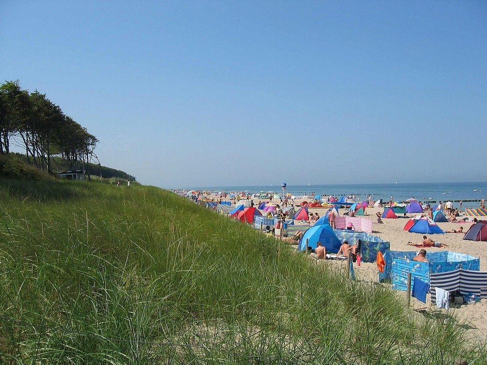 Plaża nad Morzem Bałtyckim // &copy; Ostseecamp-Ferienpark Rostocker Heide