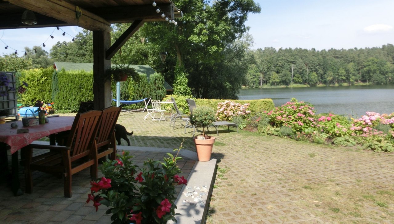 Plac nad jeziorem, &copy; Ferienhaus am Gadowsee/Antje Grunert