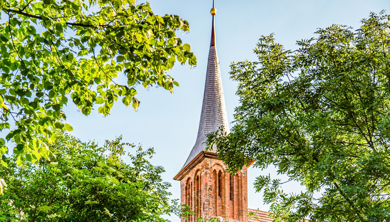 Wieża kościoła opactwa Ribnitz strona internetowa, &copy; Stadt Ribnitz-Damgarten