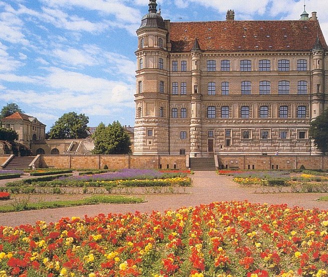 Uitzicht op de kasteeltuin, © Stadt Güstrow