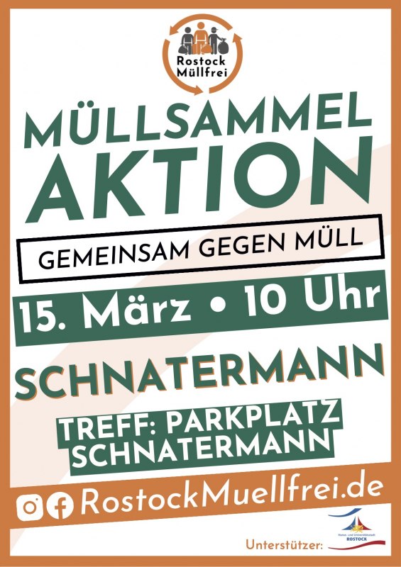 Poster, &copy; Rostock M&uuml;llfrei e.V.