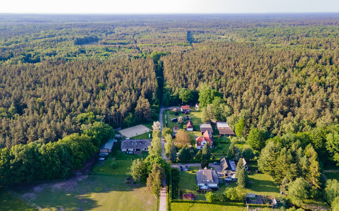 Uitzicht op de boerderij en de Rostocker Heide, © TMV/Witzel